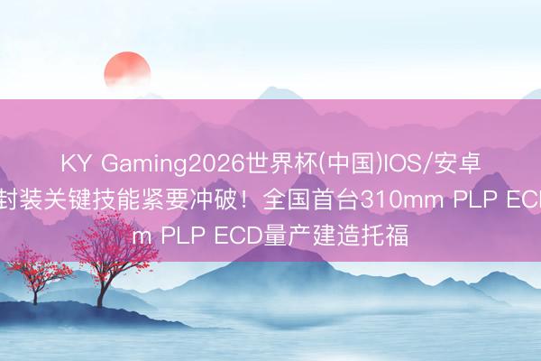 KY Gaming2026世界杯(中国)IOS/安卓官方下载 先进封装关键技能紧要冲破！全国首台310mm PLP ECD量产建造托福